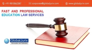 Fast and Professional Education Law Services by Legal Firm