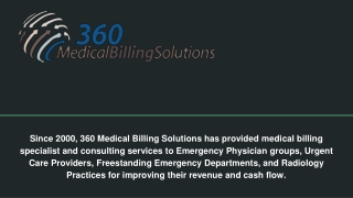 Oklahoma Emergency Physicians Billing Services - 360 Medical Billing Solutions