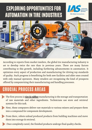 Exploring Opportunities for Automation in Tire Industries