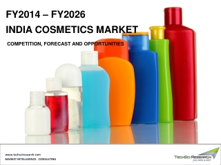 India Cosmetics Market Size, Share, Growth & Forecast 2026