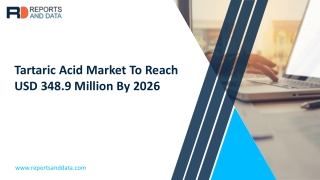 Tartaric Acid Industry Market Global Production, Growth, Share, Demand and Applications Forecast to 2027