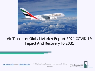 Global Air Transport Market Competitive Strategies And Forecasts To 2031