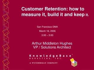 Arthur Middleton Hughes VP / Solutions Architect