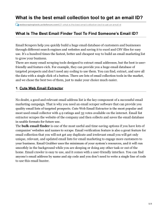 What Is The Best Email Finder Tool To Find Someone’s Email ID?