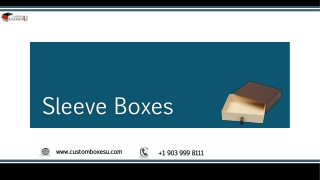 Make Your Own sleeve boxes With free Shipping in Texas, USA