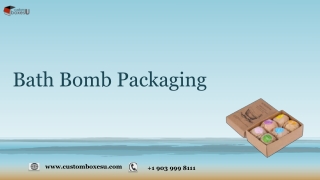 Custom Printed Personalized Branded Bath Bomb Packaging in UK
