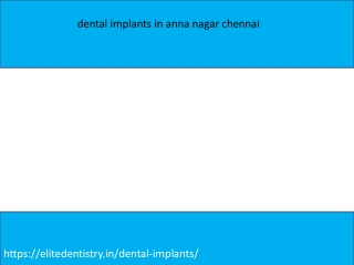 pediatric dentist in anna nagar