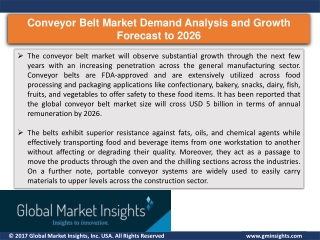 Conveyor Belt Market Report 2020-2026 by Regional Revenue, Growth & Trends Analysis