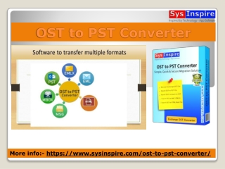 OST to PST converter