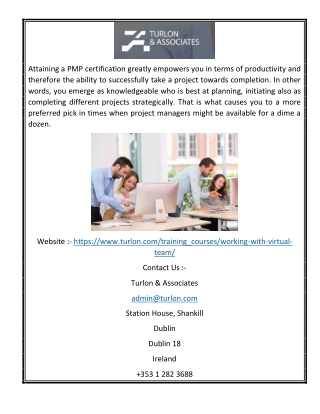 Online Virtual Project Management Courses | Turlon & Associates