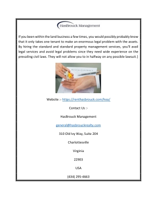 Homeowners Association Charlottesville | Renthasbrouck.com