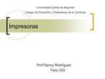 Impresoras