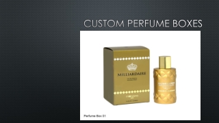 Custom Perfume Boxes