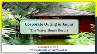 Best Wedding Venues in Jaipur | The Water House Jaipur