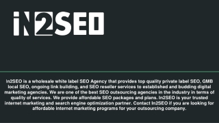 White Label Local SEO - In2SEO