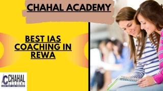 Online UPSC Coaching -  Chahal Academy