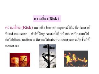 ความเสี่ยง ( Risk )