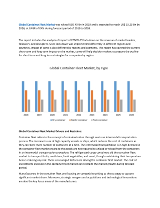 Global Container Fleet Market