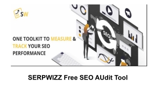 SERPWIZZ Free SEO AUdit Tool