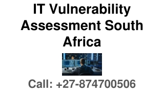 IT Vulnerability Assessment South Africa