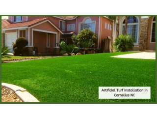 Artificial Turf Installation In Cornelius NC