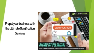 Gamification Design Services