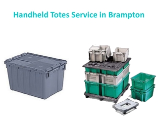 Handheld Totes Service in Brampton