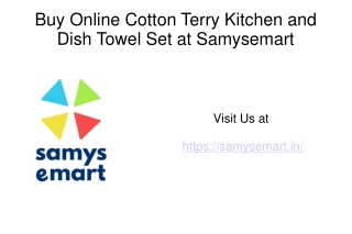 Buy Online Cotton Terry Kitchen and Dish Towel Set 8 pack Checked Green