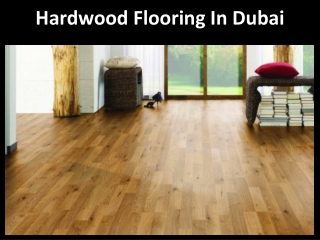 Hardwood Flooring Dubai