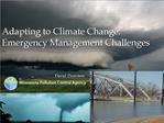 Adapting to Climate Change