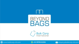 Top Factors to Consider When Selecting 4 Loop FIBC Bags Manufacturer | Bulk Corp International