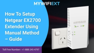 Netgear Extender Ex2700 Setup