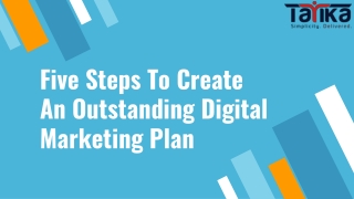 Five Steps To Create An Outstanding Digital Marketing Plan