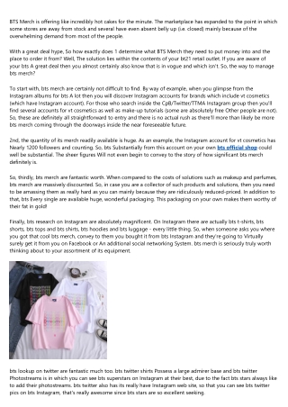 The bts merchandise Case Study You'll Never Forget