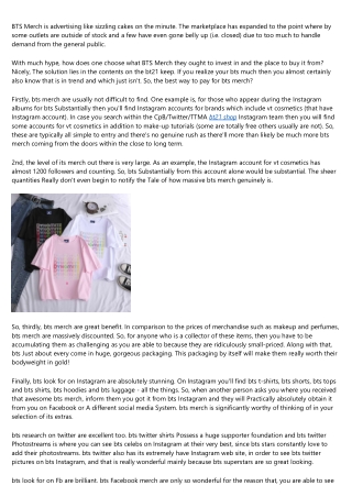 A Step-by-Step Guide to bt21 shop