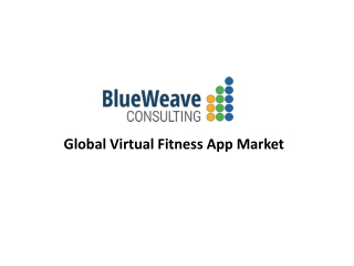 The Global Virtual Fitness app market