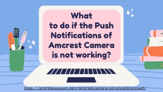 What to do if the Push Notifications of Amcrest Camera is not working