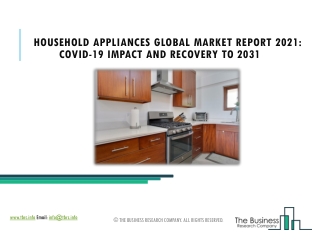 Household Appliances Market 2021 By Analysis, Regions Forecasts To 2025