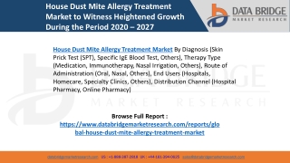 House Dust Mite Allergy Treatment Market