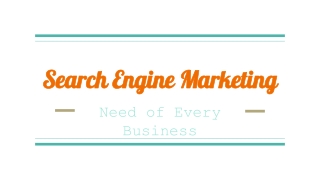 Search Engine Marketing