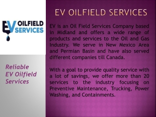 Water Hauling Services-EVOilfield