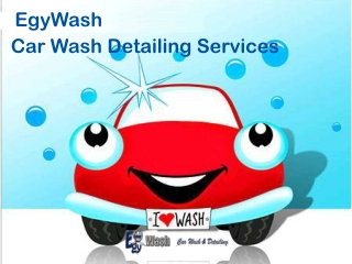 EgyWash - Car Wash Detailing Services