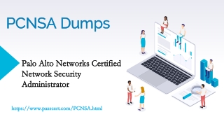 2021 Palo Alto Networks PCNSA Certification Dumps