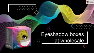 Make Your Own eyeshadow boxes With free Shipping in USA