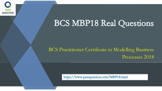 BCS MBP18 Practice Test Questions