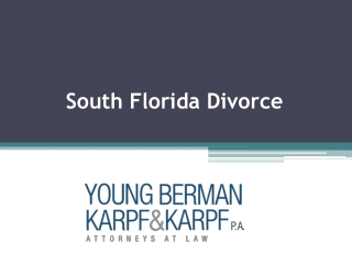 South Florida Divorce