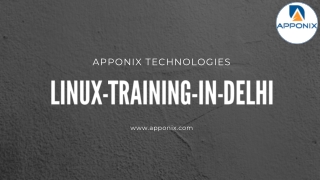 Linux training