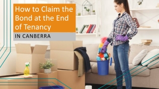 Things You Should Know to Claim the Bond at the End of Tenancy in Canberra