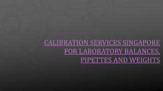 Instrument Calibration at Best labs Singapore