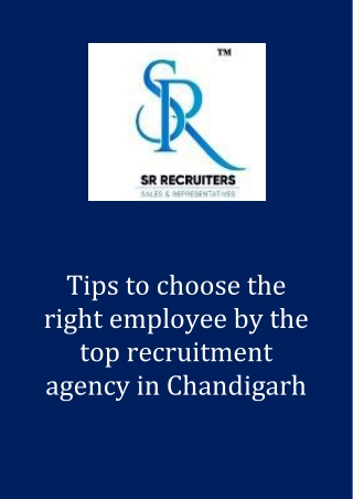 Best placement agency in Chandigarh